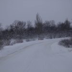 снег дорога зима погода